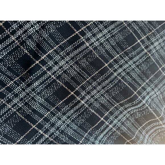 Ann Taylor Factory Black Plaid Midi Skirt - Picture 2 of 8